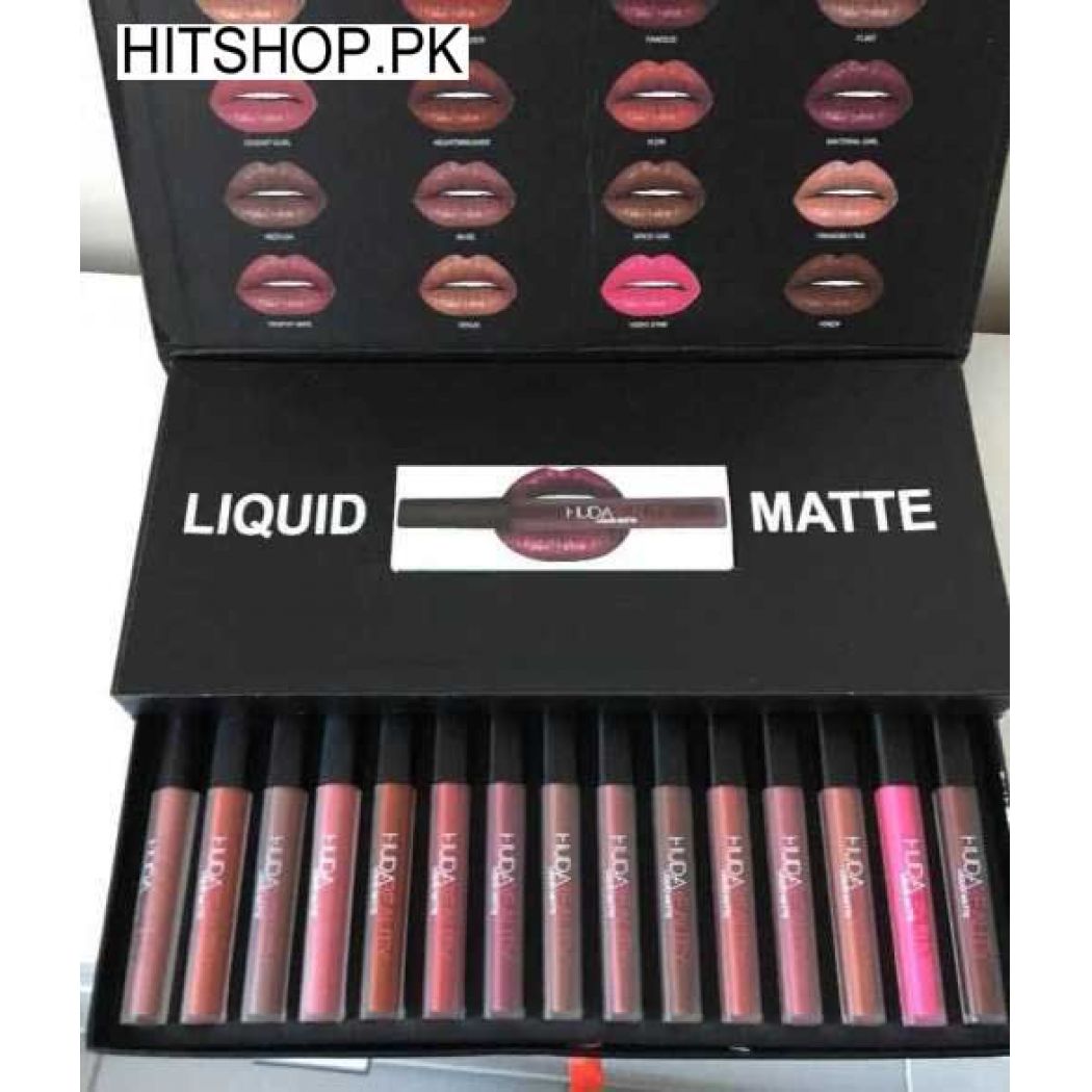 Huda Beauty 15 Lip Gloss Vault Kit